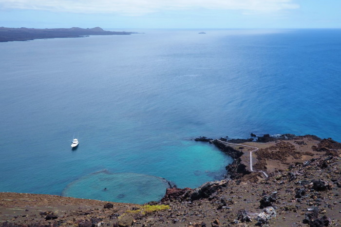 Galapagos - View from the lookout on Bartolome Island
