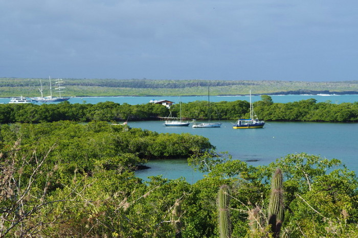 Galapagos - View of Academy Bay, Santa Cruz Island