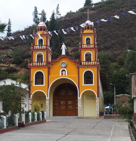 Peru - Church on the way to Huaraz
