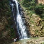 Beautiful waterfall on the way to Pedro Ruiz