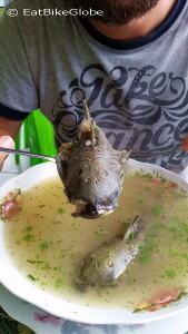 Lunch in Pedro Ruiz ... Catfish Soup!