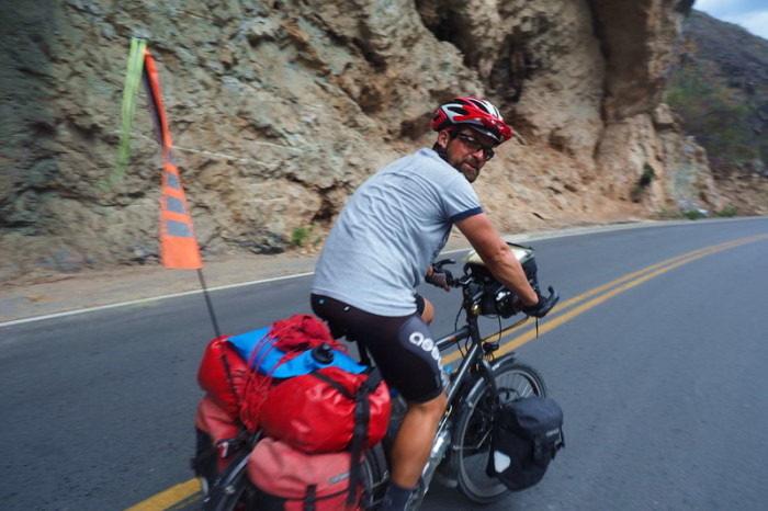 Peru - David on the way to Chachapoyas