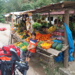 Fruit stand on the way to Leymebamba