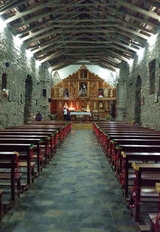 Peru - The beautiful stone church in Leymebamba