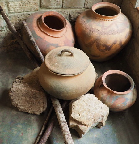 Peru - Pottery at the Museum near Leymebamba