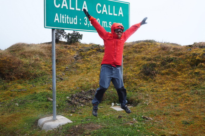 Peru - We made it to the Calla Calla Pass! Yeah!!