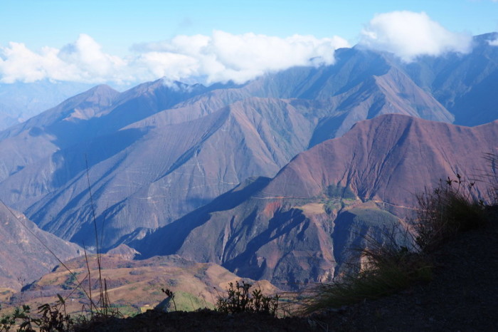 Peru - Views on the descent into Balsas