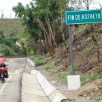 Apparently the end of the paved section near San Ignacio ... but it wasn't!