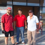 The kind owner of the petrol station in La Floresta