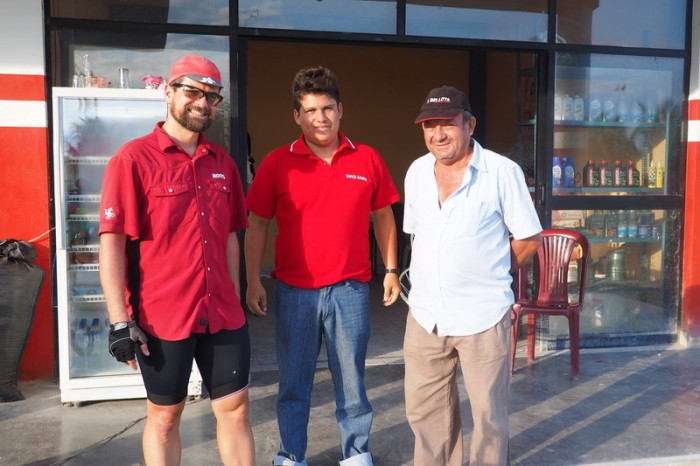 Peru - The kind owner of the petrol station in La Floresta