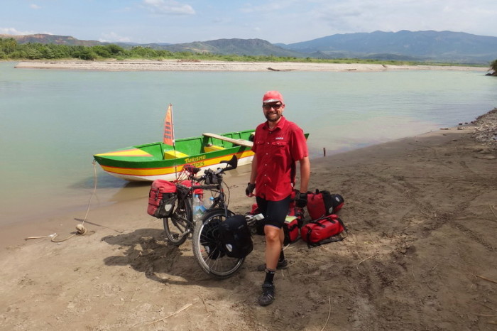 Peru - David and our boat