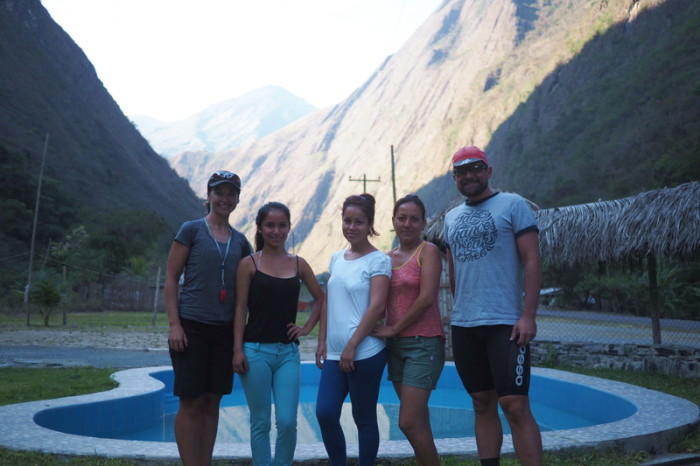 Peru - With the super friendly staff from La Choza