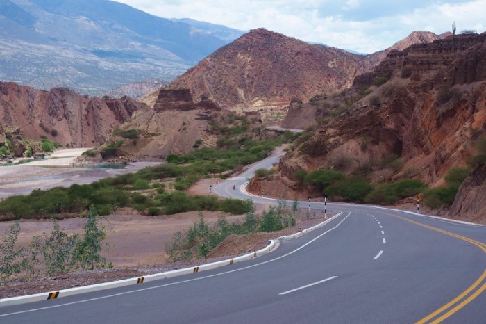 Peru - Wonderful new road on the way to Huanta