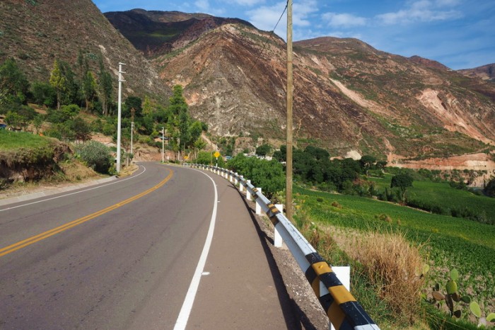 Peru - The road had a nice, wide shoulder!