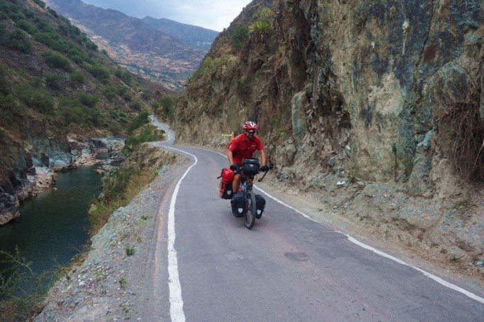 Peru - David on the way to La Esmeralda
