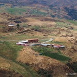 View of an Andean Village on the way to Angasmarca