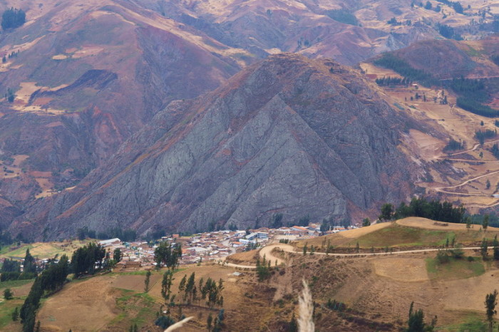 Peru  - Angasmarca has a stunning location, with a mountain backdrop
