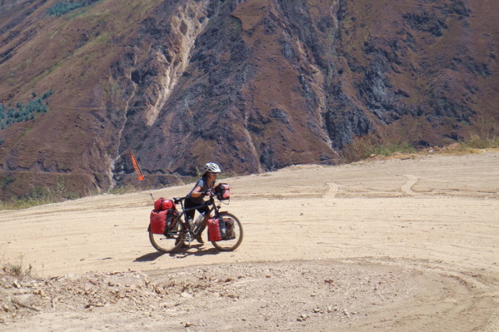Peru  - The dirt road from Angasmarca up to Mollepata was super tough and dusty 