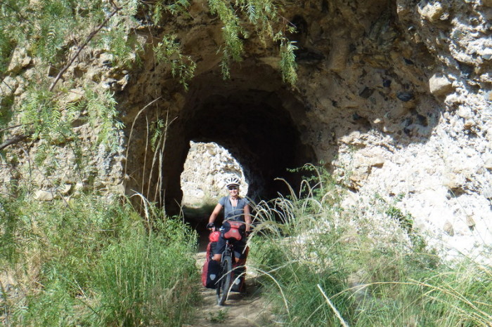Peru  - There were a couple of tunnels along the dirt road beside the River Tablachaca