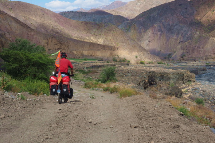 Peru  - We cycled past a mine on the way to 
