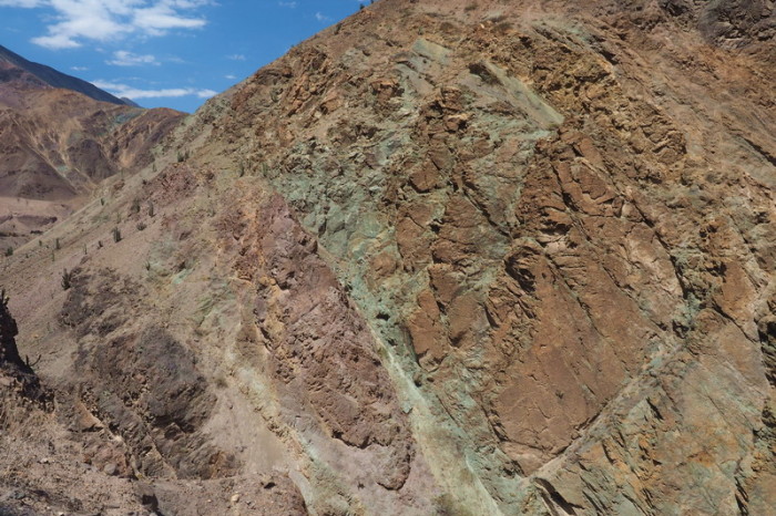 Peru  - We loved the colour of the rocks - it reminded us of "Artist's Palette" in Death Valley