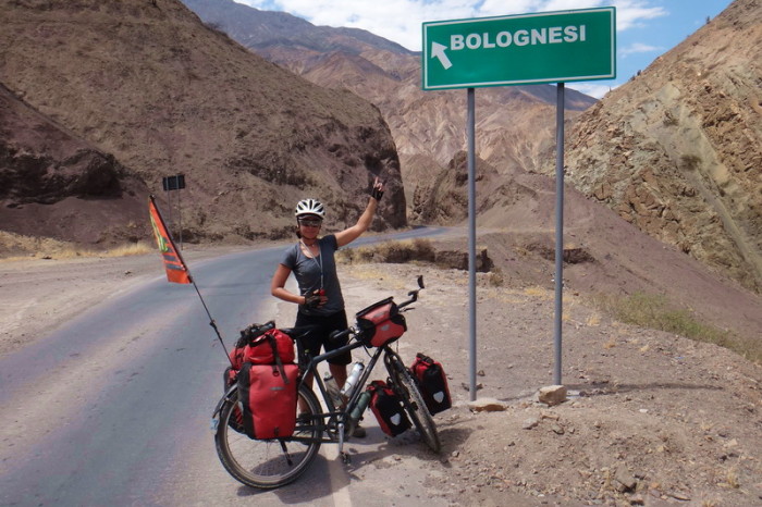 Peru  - The sign to "Bolognesi" made us hungry! 