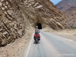 We passed through some tunnels on the way to Estacion Chuquicara