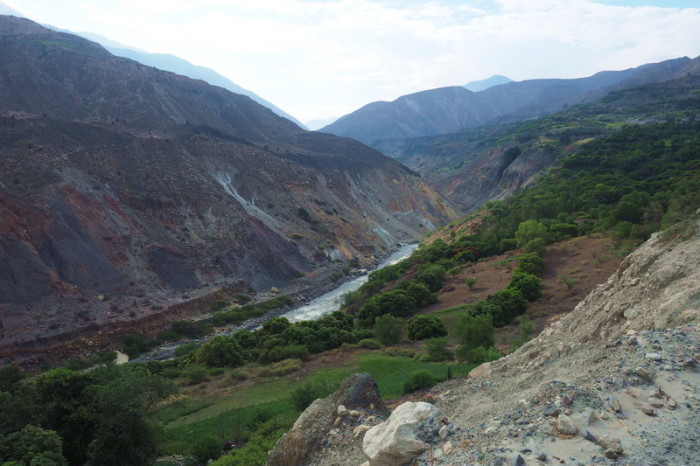 Peru  - Lovely river views on the way to the Canon del Pato