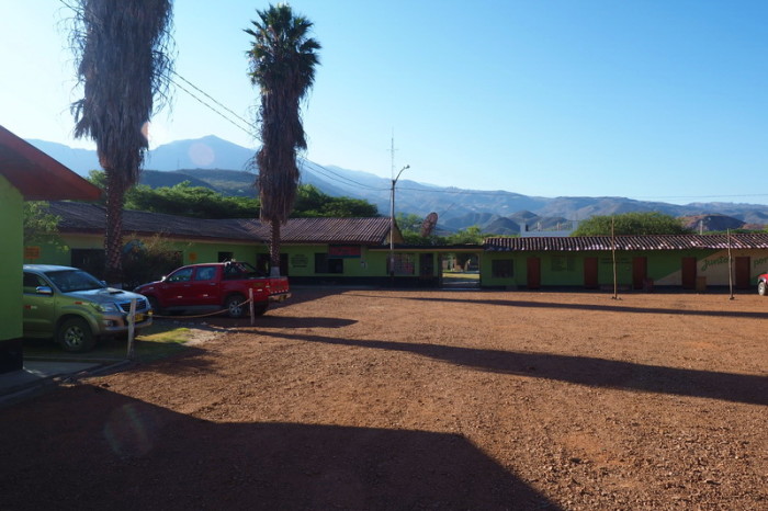 Peru  - Our awful hostal in Agua Calientes - the best of a bad bunch of hostal options ...