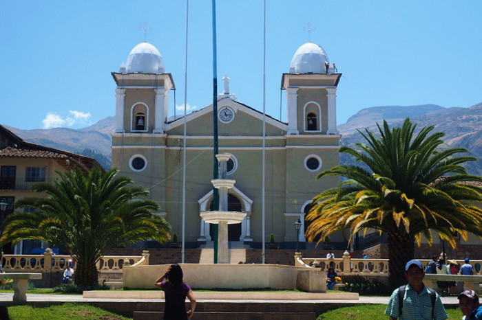 Peru  - Lovely church in Cajabamba