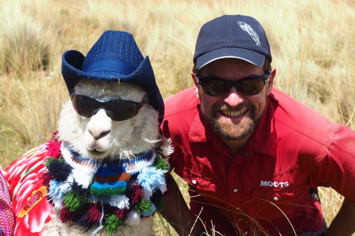 Peru - David and the alpaca