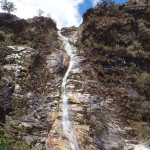 One of the waterfalls on the way to Laguna 69