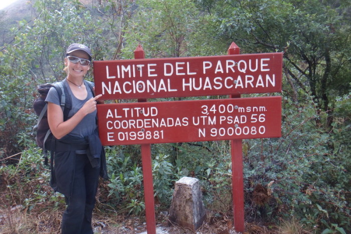 Peru - In total we climbed about 800m, as Laguna Paron is at 4200m