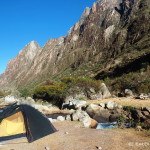 Our campsite on Day 3 of the Santa Cruz Trek