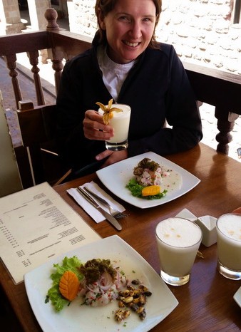 Peru - Time for lunch and a pisco sour! Cusco