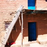 Our bedroom for the night ... under the stairs, Amantani Island, Lake Titicaca
