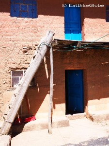 Our bedroom for the night ... under the stairs, Amantani Island, Lake Titicaca