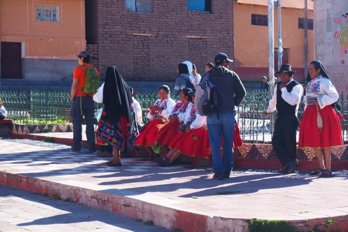 Peru - We love the traditional local outfits! Amantani Island, Lake Titicaca