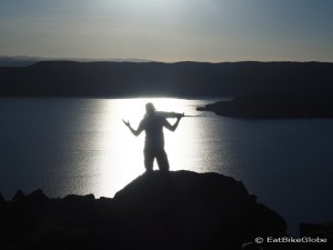 Sunset fun, Amantani Island, Lake Titicaca