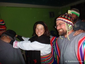Enjoying the fiesta! Amantani Island, Lake Titicaca