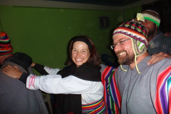 Peru - Enjoying the fiesta! Amantani Island, Lake Titicaca 