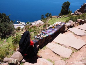 Local handiwork, Taquile Island, Lake Titicaca