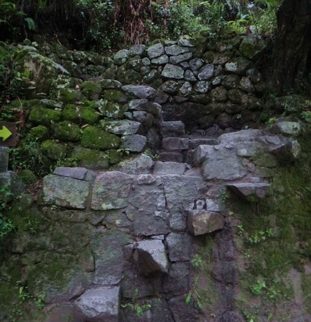 Peru - One of the many staircases on the hike up to Machu Picchu
