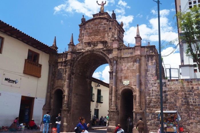 Peru - Beautiful old gate, Cusco