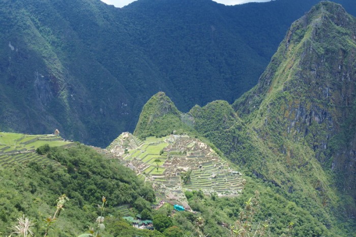 Peru - Views of Machu Picchu on the way to the Sun Gate