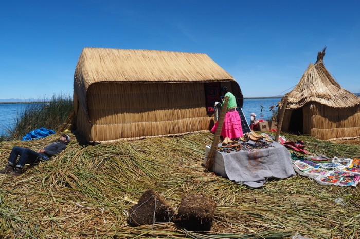 Peru - We visited one of the Uros Floating Islands, Lake Titicaca