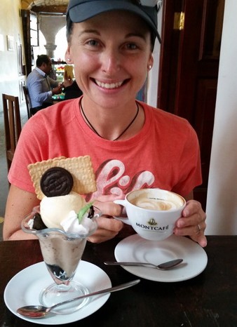 Peru - Good coffee and amazing ice cream at Via Via, Ayacucho 