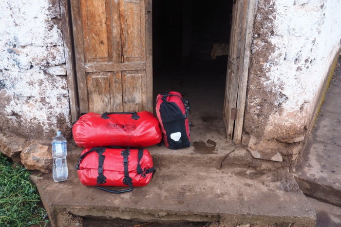 Peru - Day 1: Our luggage for the hike