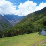 Day 2: Our campsite at Choquequirao