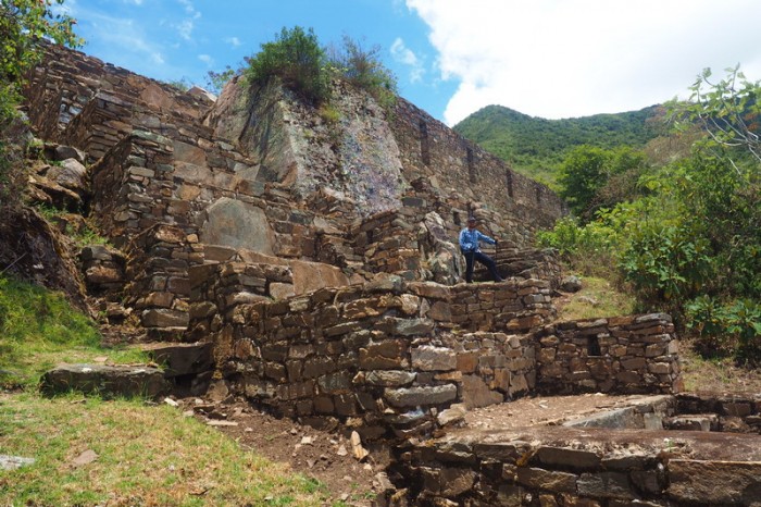 Peru - Day 2: David exploring Choquequirao